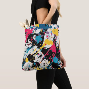 Bolso De Tela Abstract Splatters Seamless Pattern Cojín decorati