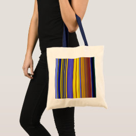 Bolso De Tela Abstract Stripes Design 1