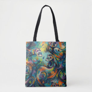 Bolso De Tela Abstracto