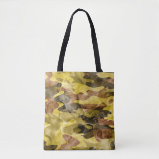 Bolso De Tela Abstracto acuarela: tinte de tie de camuflaje