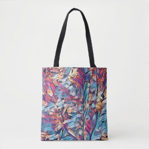 BOLSO DE TELA ABSTRACTO DE ÁRBOL