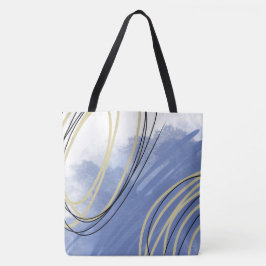 Bolso De Tela Abstracto Inspirado en la playa