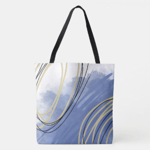 Bolso De Tela Abstracto Inspirado en la playa