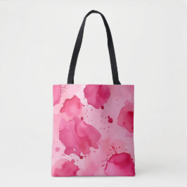 Bolso De Tela Abstracto rosa sobre rosa
