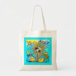 Bolso De Tela Abstrakte Sonnenblume