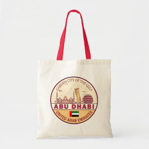Bolso De Tela Abu Dhabi Emblem de la línea aérea de los Emiratos