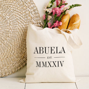 Bolso De Tela Abuela Año Numérico Romano Establecido
