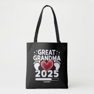 Bolso De Tela Abuela bisabuela Loading 2025 Anuncio de embarazo