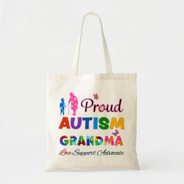 Bolso De Tela Abuela de autismo orgullosa