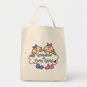 Bolso De Tela Abuela de Chicas gemelos camisetas y regalos
