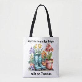 Bolso De Tela Abuela de jardinería