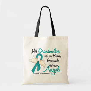 Bolso De Tela Abuela del cáncer ovárico del ángel 2