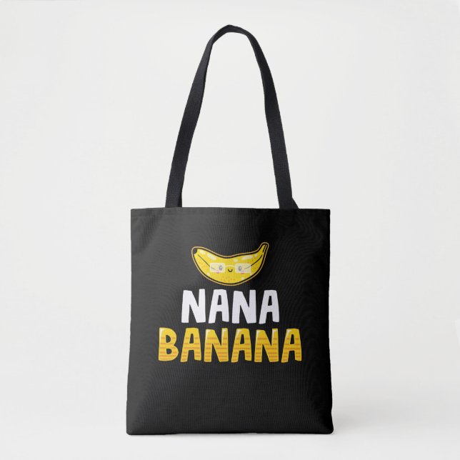 Bolso De Tela Abuela divertida de Nana Banana (Anverso)