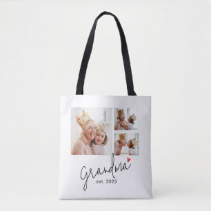 Bolso De Tela Abuela Estableció Guión 3 Foto
