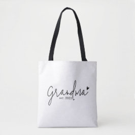 Bolso De Tela Abuela Estableció Nuevo Regalo de Abuela