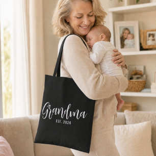 Bolso De Tela Abuela Estableció Nuevo Regalo de Abuela