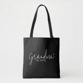 Bolso De Tela Abuela Estableció Nuevo Regalo de Abuela