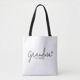 Bolso De Tela Abuela Estableció Nuevo Regalo de Abuela