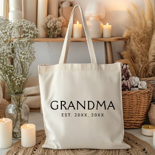 Bolso De Tela Abuela Estableció Nuevo Regalo para Abuelos