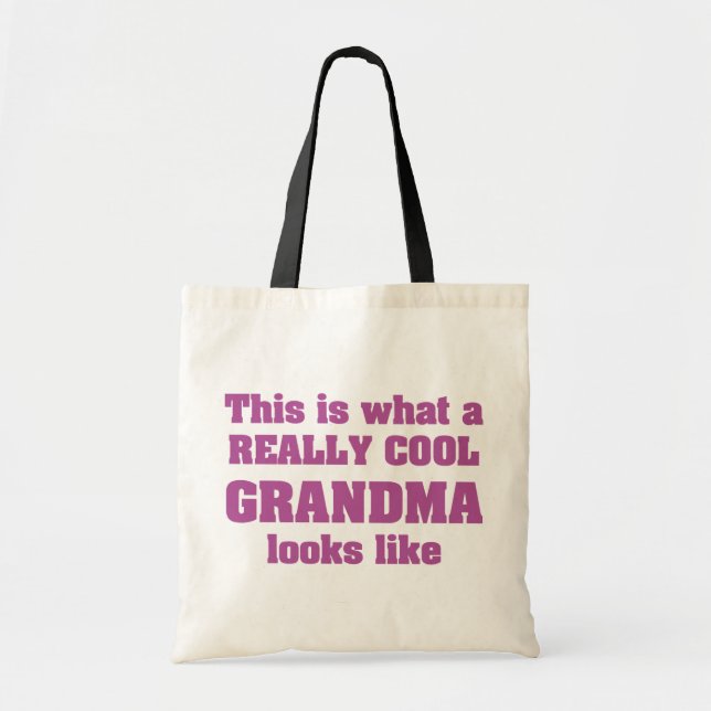 Bolso De Tela Abuela fresca (Frente)