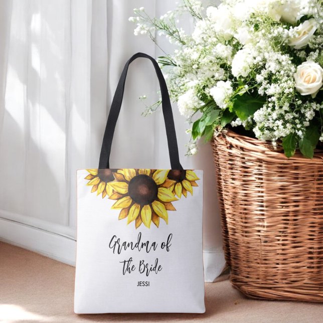 Bolso De Tela Abuela girasol del Boda de novia (Subido por el creador)