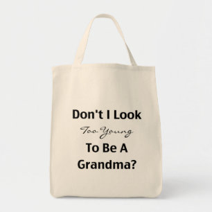 Bolso De Tela Abuela joven (personalizable)