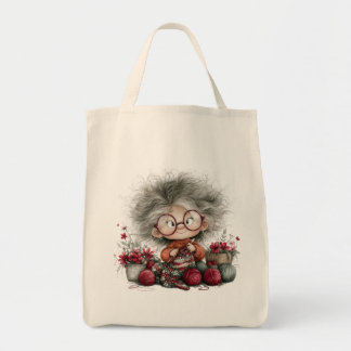 Bolso De Tela Abuela Loca