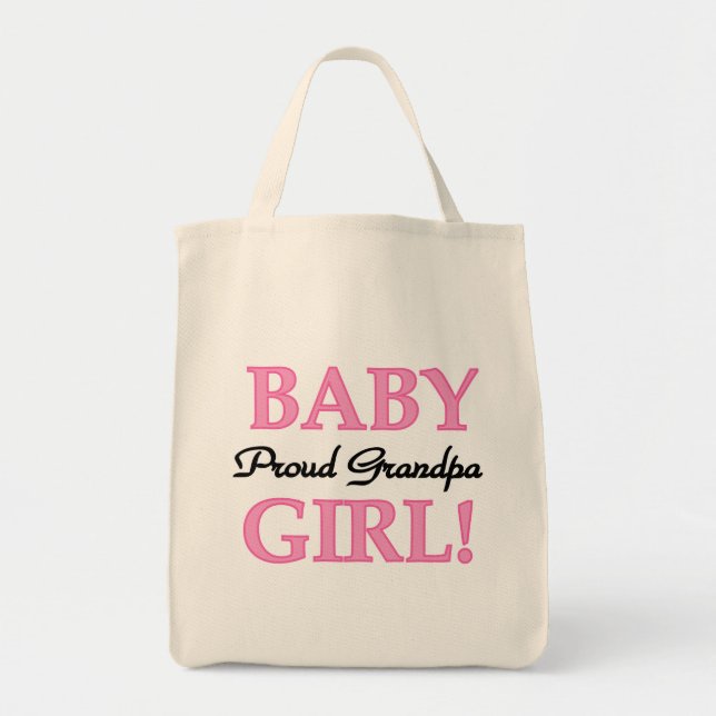 Bolso De Tela Abuela orgullosa Niña Camisetas y Regalos (Frente)