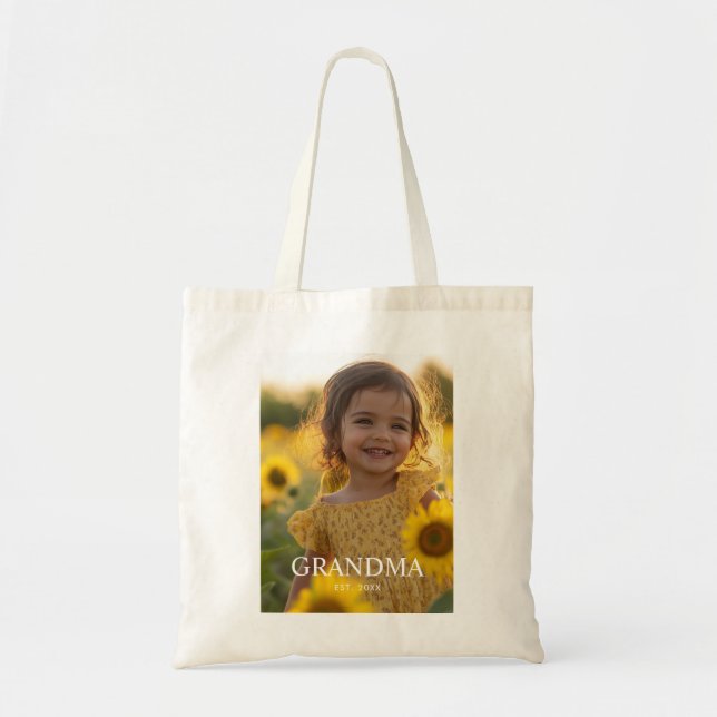 Bolso De Tela Abuela Personalizada (Frente)
