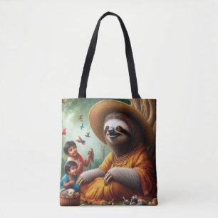 Bolso De Tela Abuela Sloth