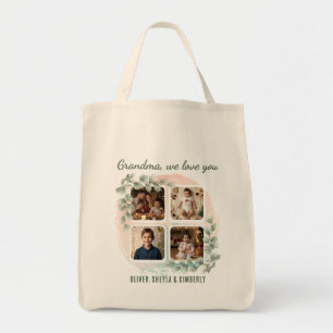 Bolso De Tela Abuela te amamos 6 Collage de Fotos Eucalipto