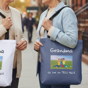 Bolso De Tela Abuela Te Amamos Tanto Foto Regalo de Navidad