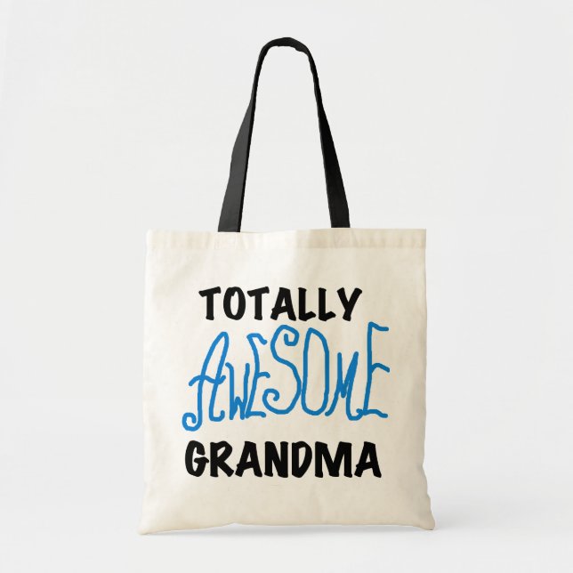 Bolso De Tela Abuela totalmente impresionante - camisetas y (Frente)