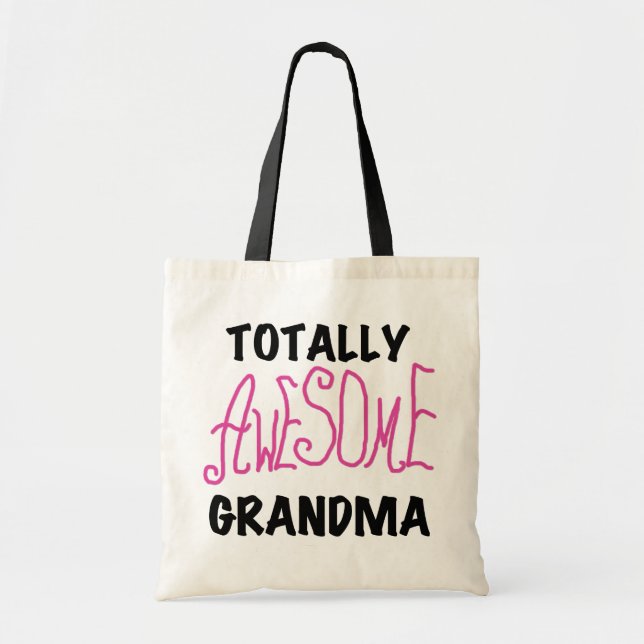 Bolso De Tela Abuela totalmente impresionante - camisetas y (Frente)