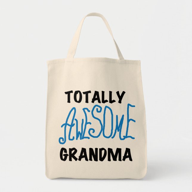 Bolso De Tela Abuela totalmente impresionante - camisetas y (Frente)
