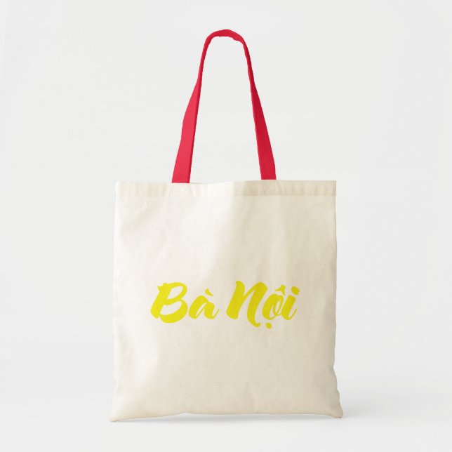 Bolso De Tela Abuela vietnamita (paterna) - Bà Noi (Frente)