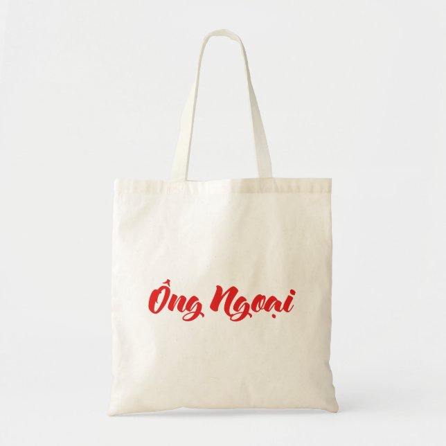 Bolso De Tela Abuelo vietnamita (materno) - Ông Ngoach i (Frente)