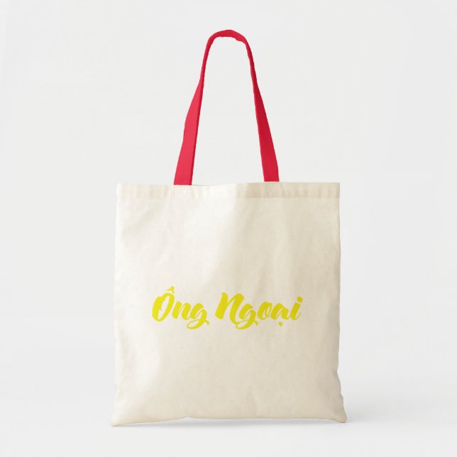 Bolso De Tela Abuelo vietnamita (materno) - Ông Ngoach i (Frente)
