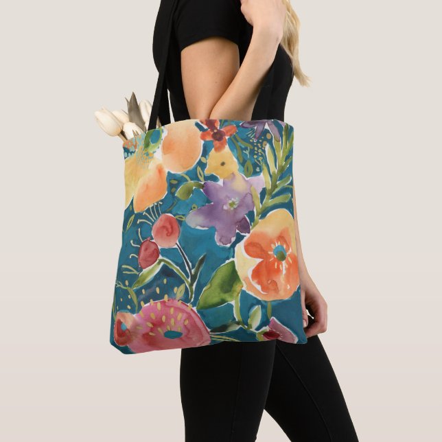 Bolso De Tela Abundantes Florals I (Detalle)