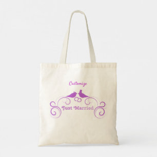 Bolso De Tela Acabo de casar a recién casados Thunder_Cove