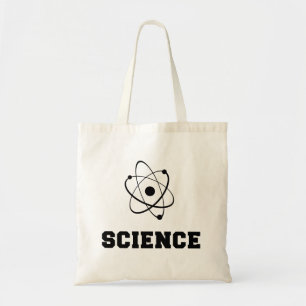 Bolso De Tela Academia retra de la ciencia