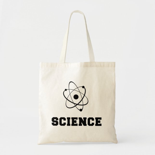 Bolso De Tela Academia retra de la ciencia (Frente)