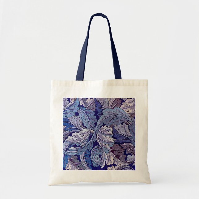 Bolso De Tela Acanthus Purple, William Morris (Frente)