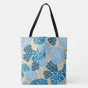 Bolso De Tela Acantilado Hanger Hawaiano Monstera Leaf Beach Bag