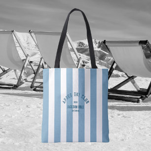 Bolso De Tela Accesorio de esquí Apres Ski Club Retro Blue Strip