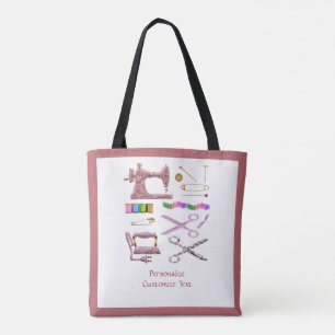 Bolso De Tela Accesorios de coser vintage para sastre de marchas