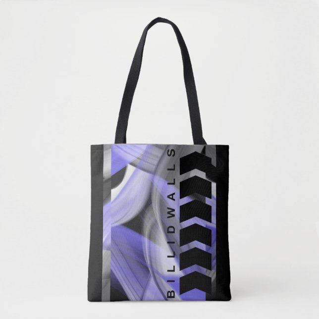 Bolso De Tela Accesorios de Moda de Tendencia Abstracto Lavanda  (Anverso)