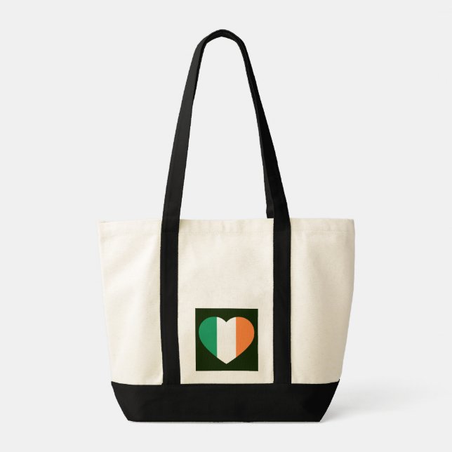 Bolso De Tela Accnt irlandés Heartflag (Reverso)