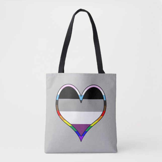 Bolso De Tela Ace Pride Heart Tote Bag (Anverso)