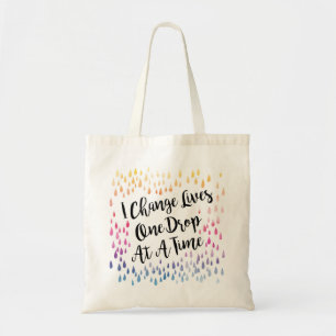 Bolso De Tela Aceite esencial cambio el tote de las vidas